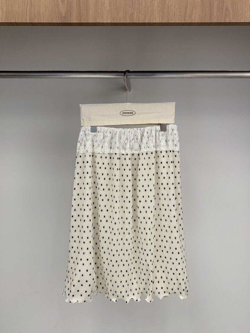 ONE MONE韓國直郵女士新品人氣26春夏休閑職業半身裙中短裙ONE MONE半身裙/中短裙圖色1