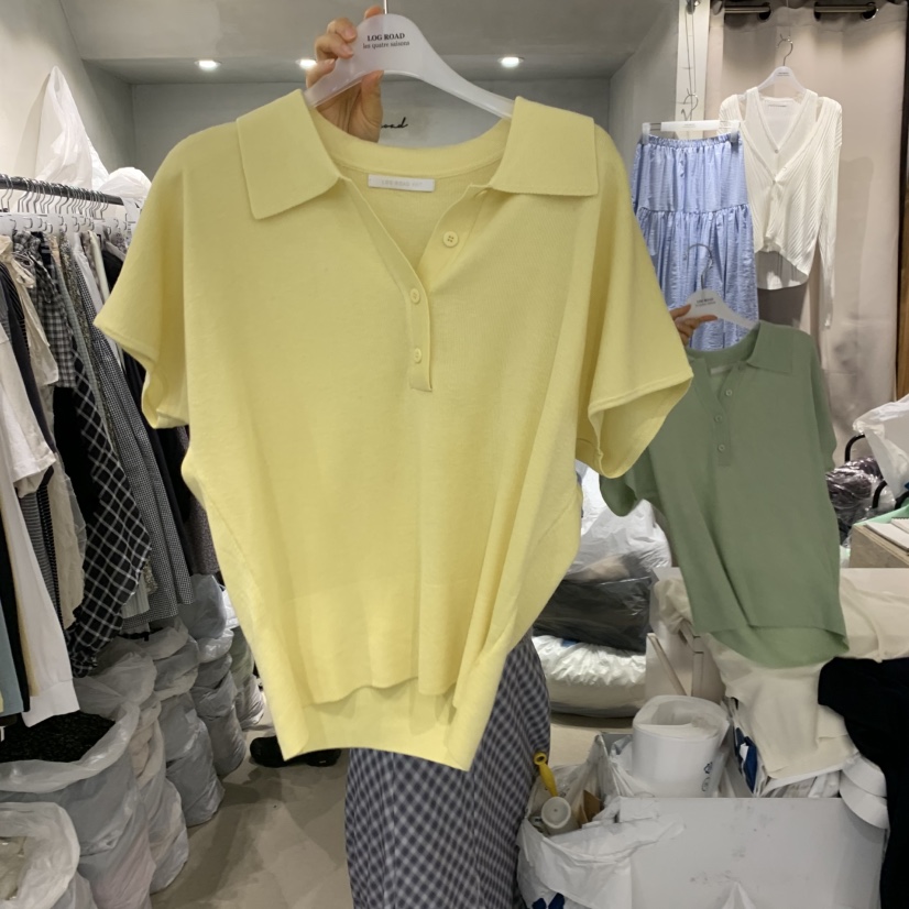 LOGROAD韓國代購女裝新款推薦熱賣休閑26春夏人氣時尚針織衫LOG ROAD針織衫圖色1