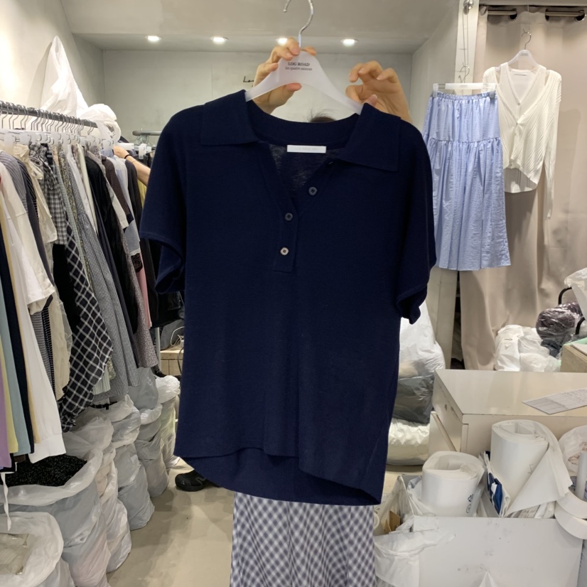 LOGROAD韓國代購女裝新款推薦熱賣休閑26春夏人氣時尚針織衫LOG ROAD針織衫圖色4