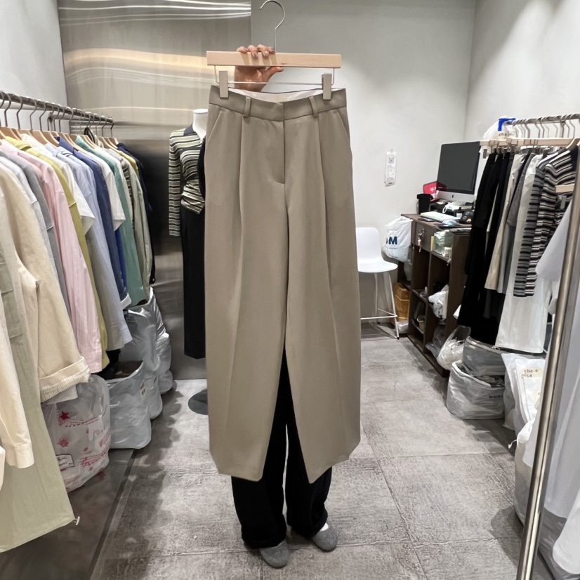 CHAE韓國東大門直郵女士新款推薦熱賣職業26春夏人氣休閑褲CHAE休閑褲圖色1