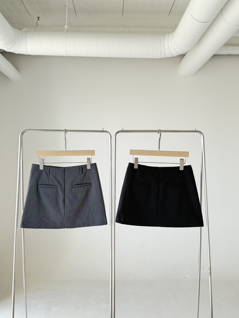 SANTAL韓國直郵實拍女裝新品時尚26春夏職業推薦休閑短裙SANTAL短裙