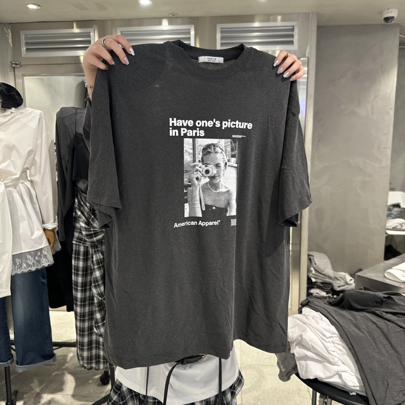 HERTZ-P韓國東大門直郵女裝新款人氣26春夏推薦職業休閑T恤HERTZ-PT恤圖色3