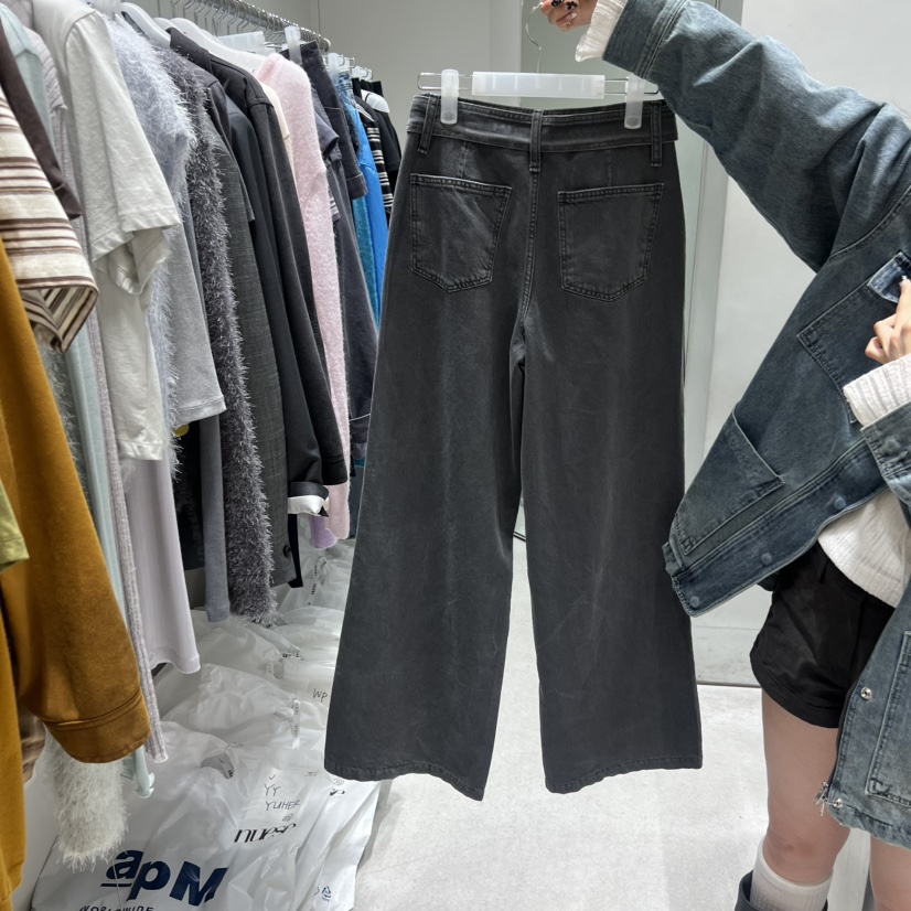 NUESE韓國直郵實拍女裝新款推薦26春夏職業熱賣休閑牛仔褲NUESE牛仔褲