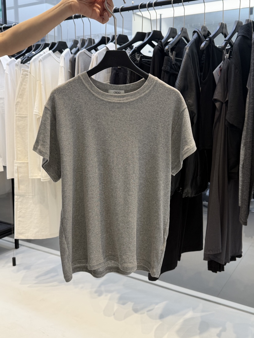 OSOO韓國東大門直郵女裝新款時尚熱賣休閑職業26春夏人氣T恤OSOOT恤圖色1