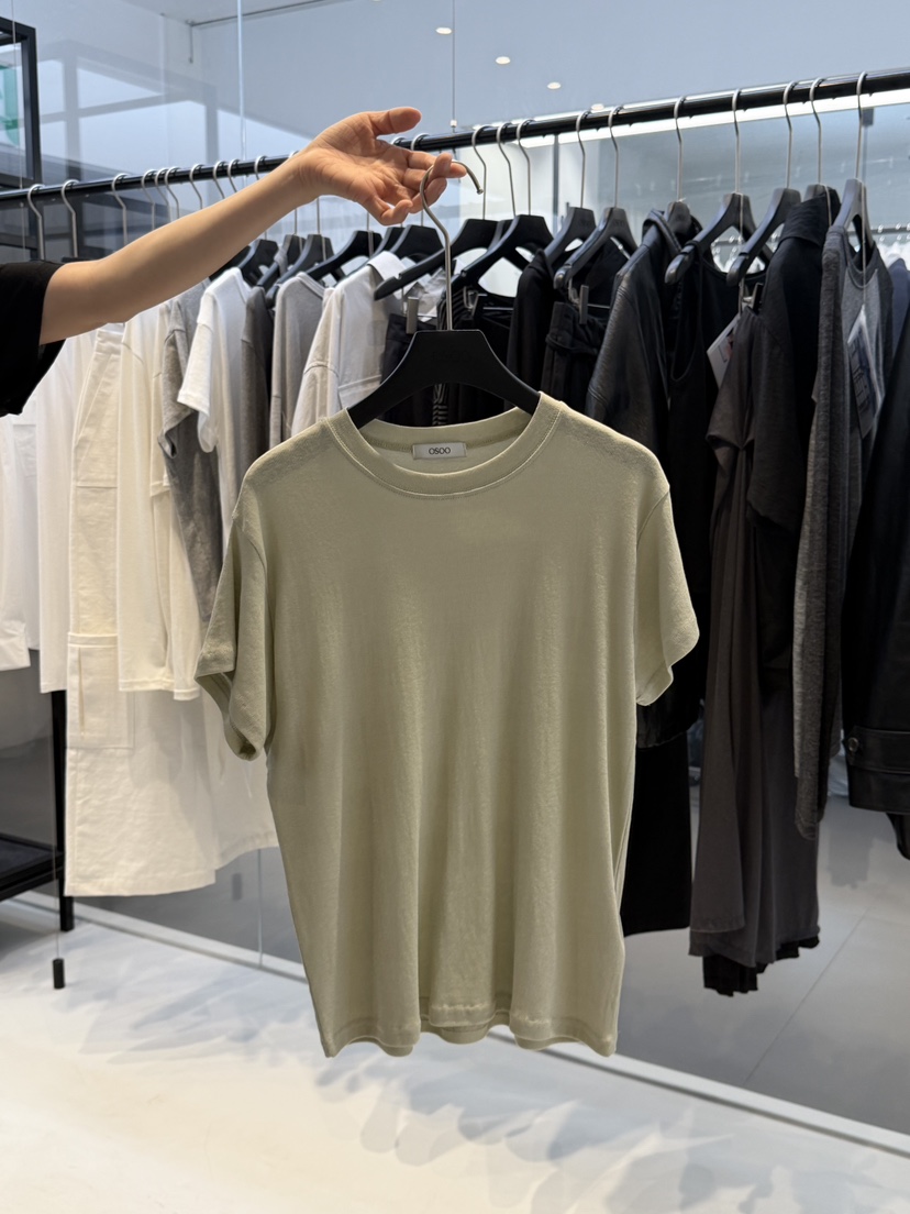 OSOO韓國東大門直郵女裝新款時尚熱賣休閑職業26春夏人氣T恤OSOOT恤圖色3