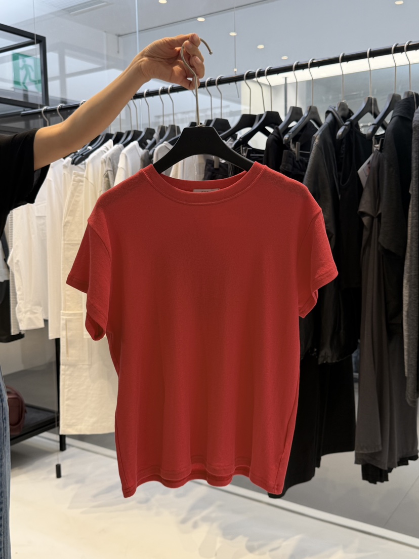 OSOO韓國東大門直郵女裝新款時尚熱賣休閑職業26春夏人氣T恤OSOOT恤圖色4