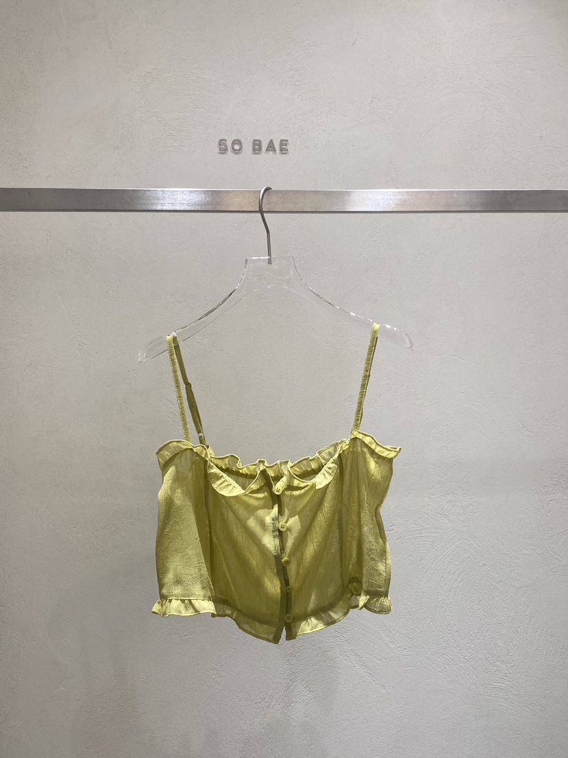 SO BAE韓國直郵實拍女士新款人氣時尚熱賣推薦26春夏吊帶背心SO BAE吊帶/背心圖色1