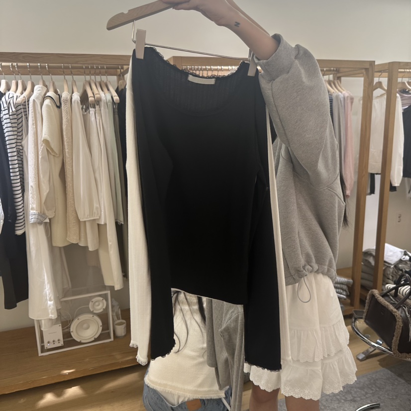 TIZZI韓國代購女士新品人氣推薦休閑熱賣26春夏職業長袖T恤TIZZI長袖T恤圖色3