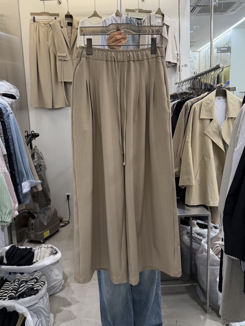 THE SIL韓國直郵實拍女士新品時尚人氣休閑推薦休閑褲褶裥THE SIL/1 2ILLY休閑褲圖色1