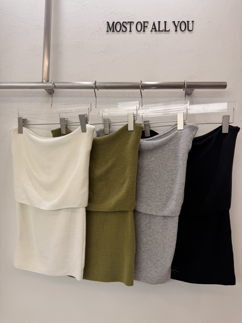 MOST OF ALL U韓國直郵女裝新品休閑人氣吊帶背心露肩MOST OF ALL U吊帶/背心