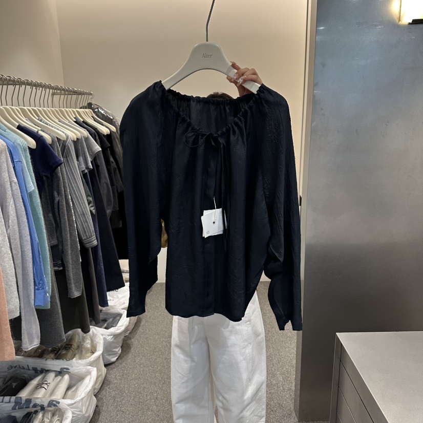 ALTER韓國代購女士新款人氣推薦休閑熱賣職業26春夏襯衫蕾絲衫Alter襯衫/蕾絲衫圖色2