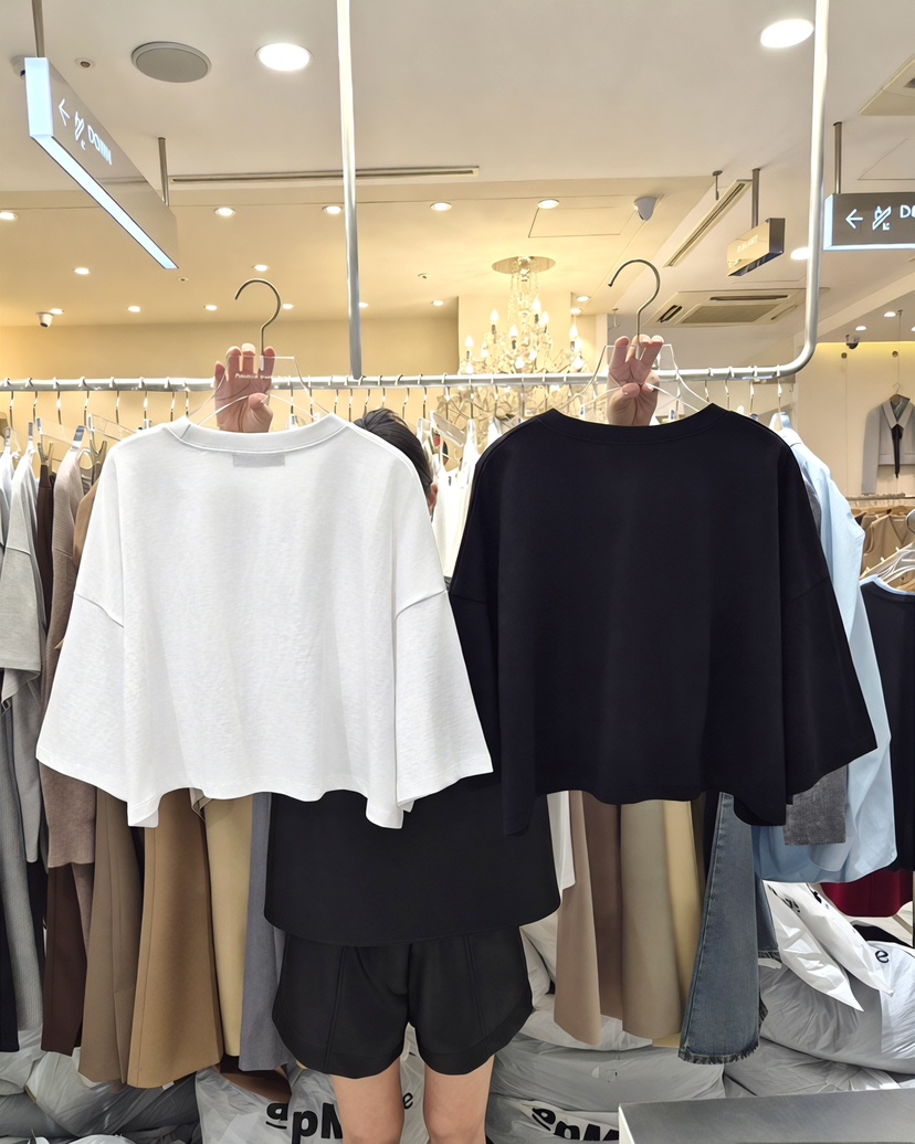 WORK SHOP韓國東大門代購女裝新款推薦時尚熱賣人氣休閑T恤Work_shopT恤