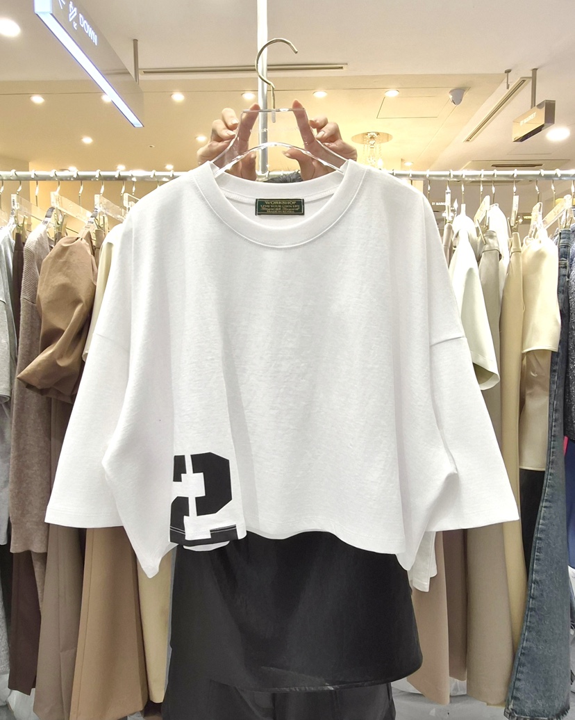 WORK SHOP韓國東大門代購女裝新款推薦時尚熱賣人氣休閑T恤Work_shopT恤圖色1