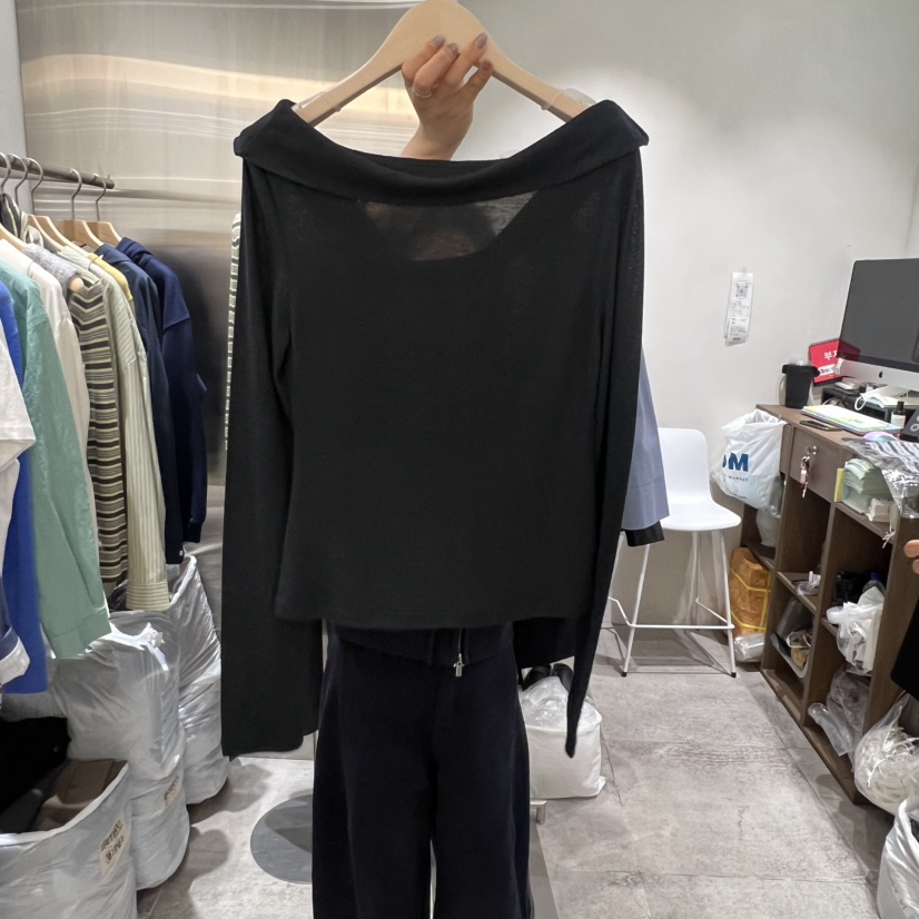 CHAE韓國直郵實拍女士新款熱賣26春夏人氣時尚推薦長袖T恤CHAE長袖T恤