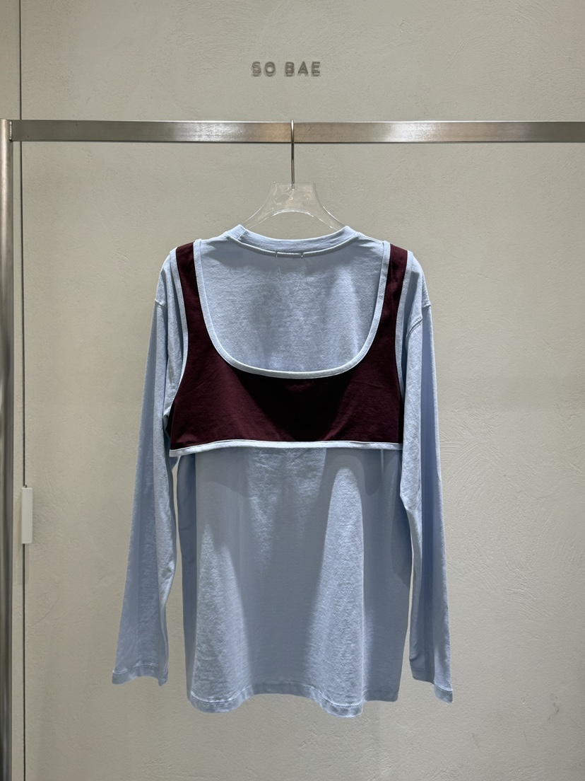 SO BAE韓國直郵實拍女裝新款休閑熱賣26春夏推薦長袖T恤SO BAE長袖T恤