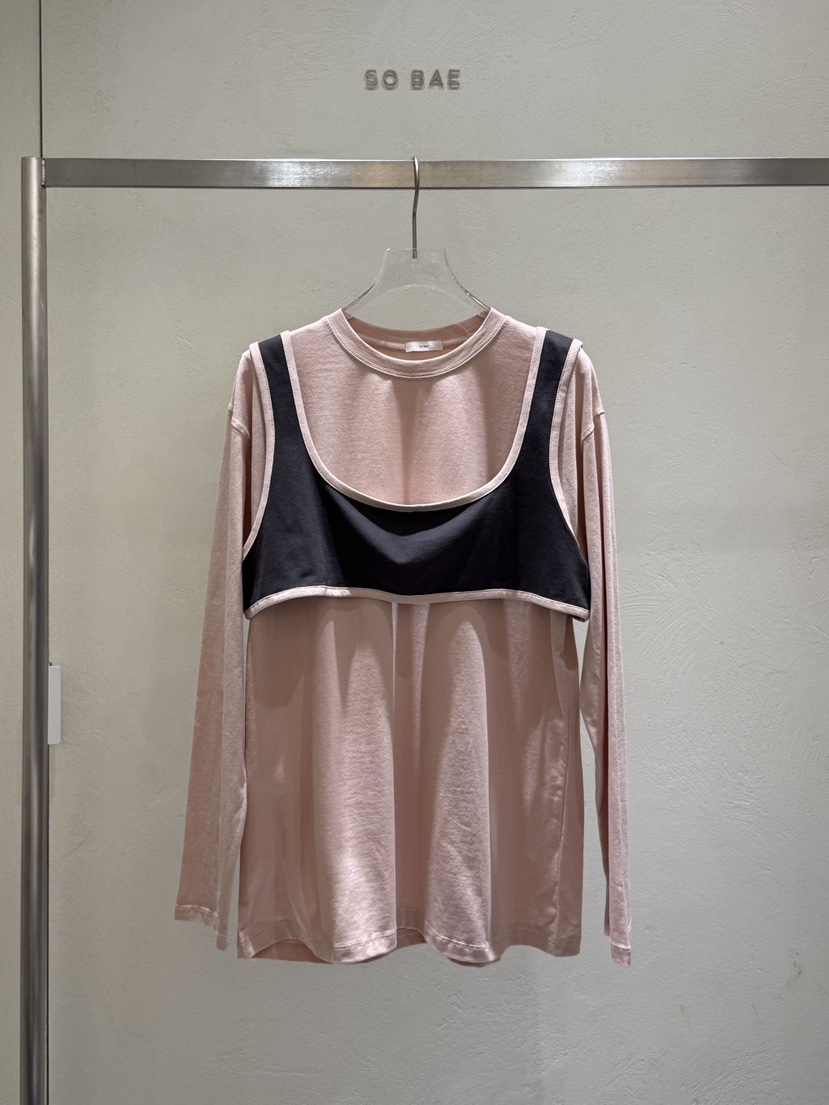 SO BAE韓國直郵實拍女裝新款休閑熱賣26春夏推薦長袖T恤SO BAE長袖T恤圖色3