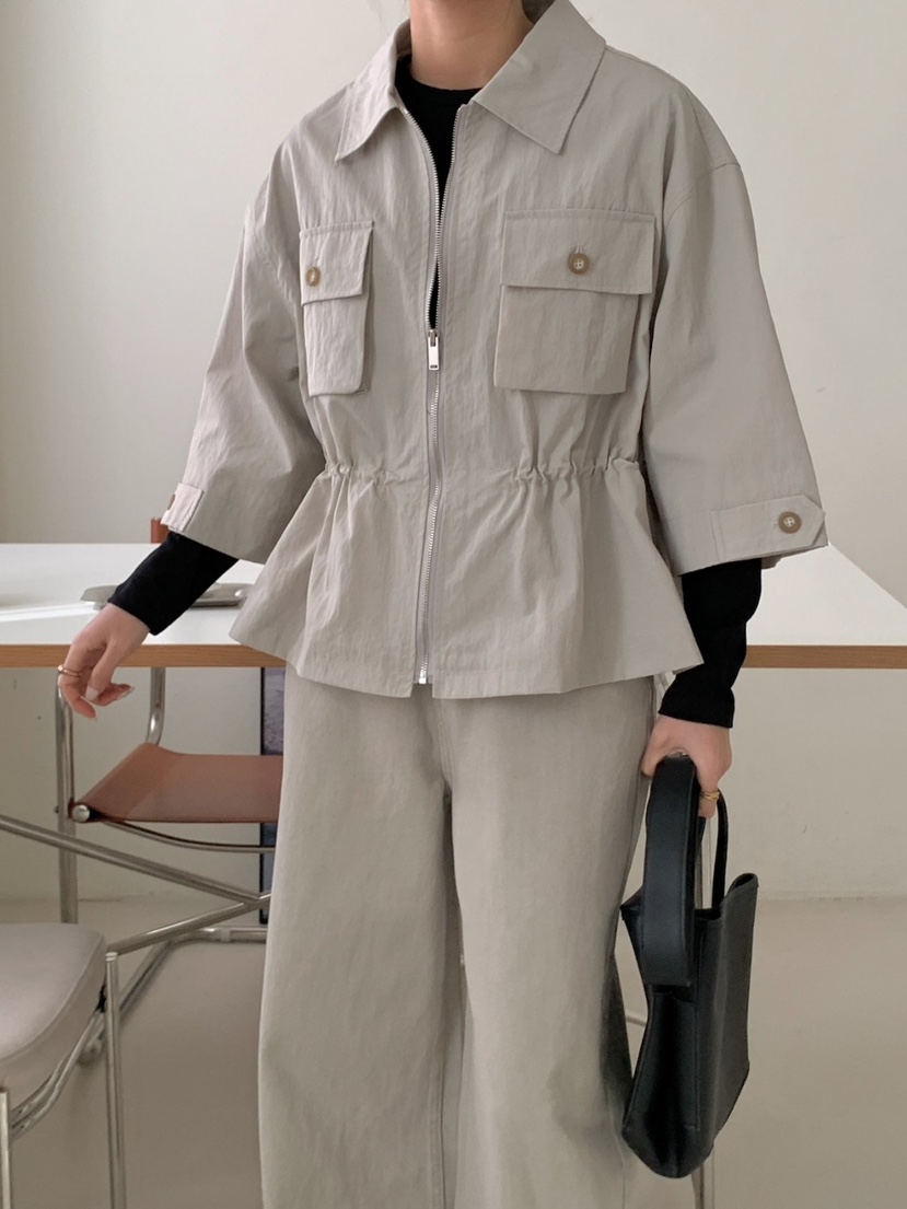 THE SIL韓國東大門代購女裝新款熱賣26春夏職業休閑夾克THE SIL/1 2ILLY夾克圖色2