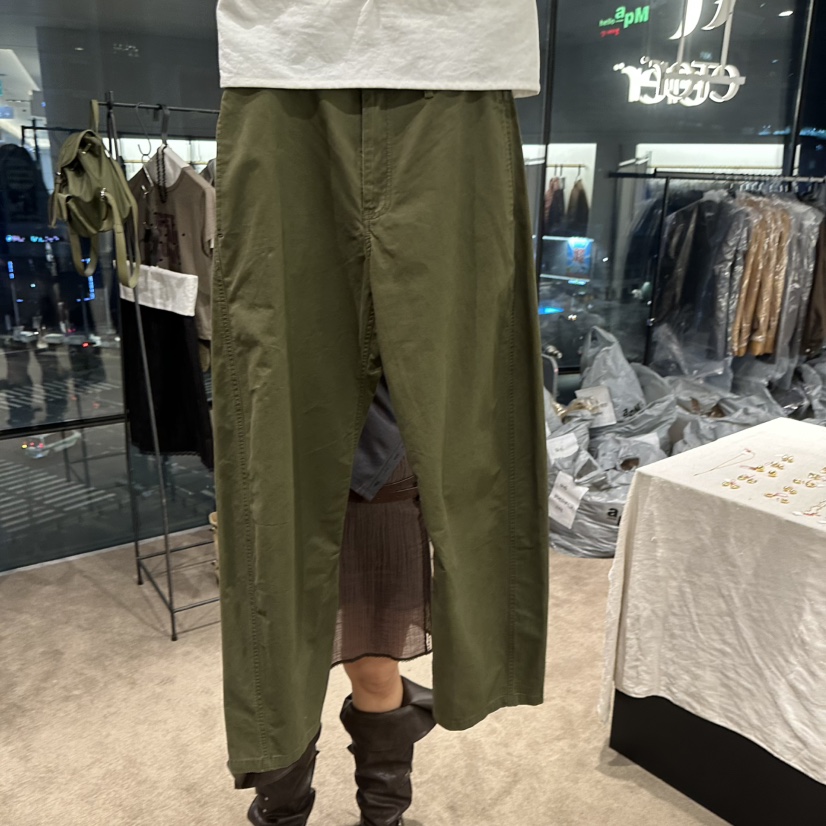 ETER韓國直郵實拍女裝新款休閑推薦熱賣職業休閑褲水洗棉eter/VERSO休閑褲圖色2