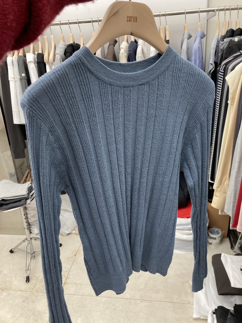 CURVY韓國代購女士新款休閑人氣職業真品時尚熱賣推薦針織衫CURVY針織衫圖色2