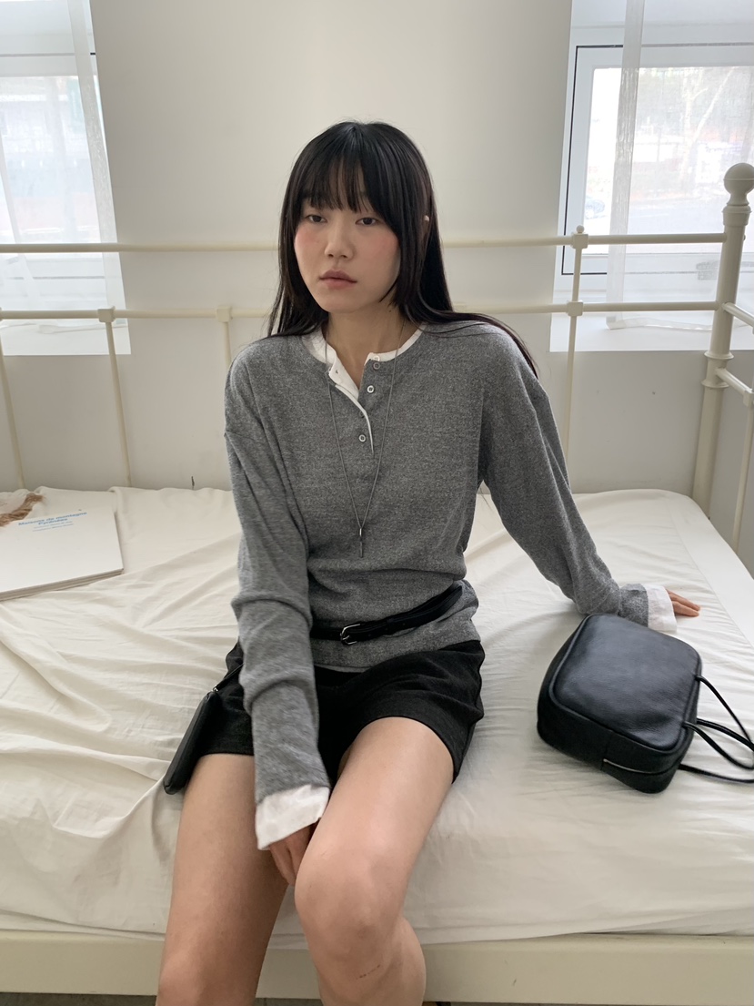 BAKING POWDER東大門代購女士新品推薦休閑時尚針織衫紐扣BAKING POWDER針織衫