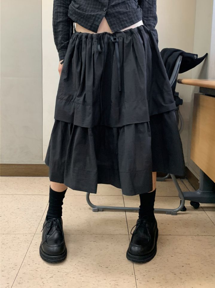 LIVE FOREVER韓國直郵女裝新款推薦26春夏人氣半身裙中短裙LIVE FOR_EVER半身裙/中短裙