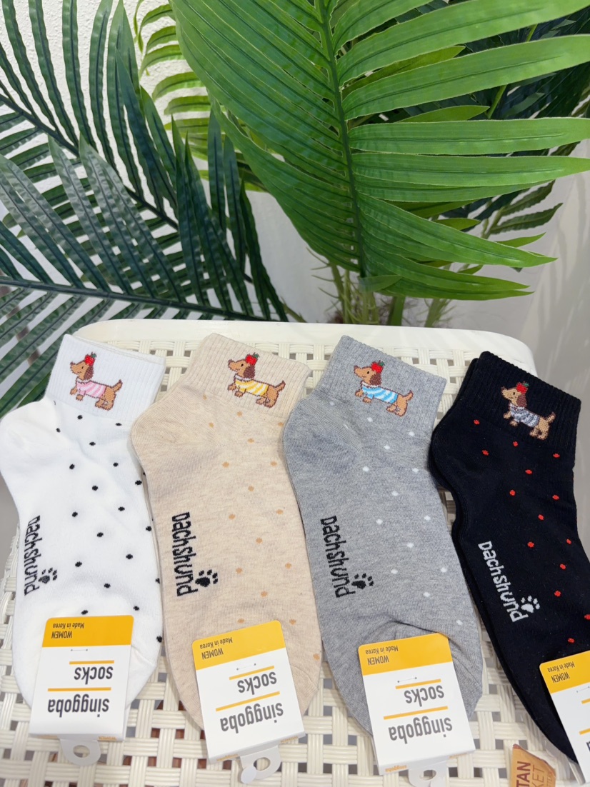 CACTUS-Q東大門直郵女裝新款職業熱賣時尚26春夏休閑襪子CACTUS十雙起/可混搭襪子