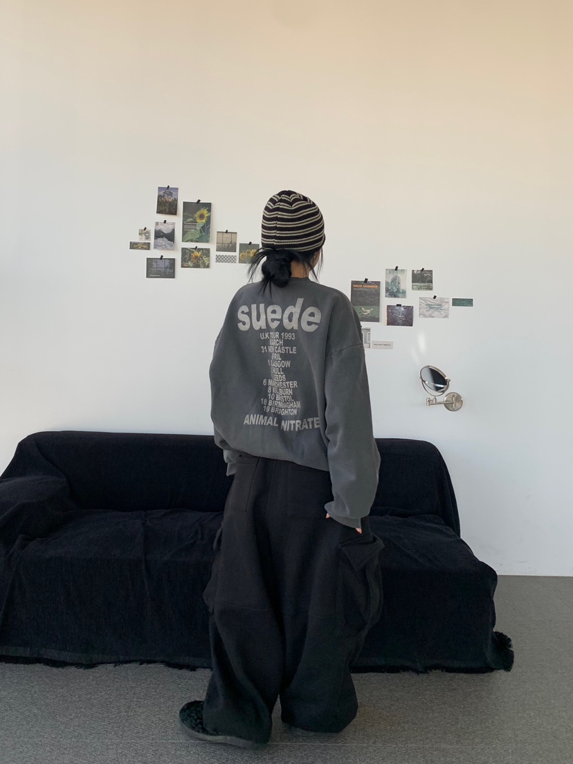 KSUBI東大門代購女裝新品休閑推薦26春夏人氣真品時尚衛衣BURROW/ARaakie衛衣