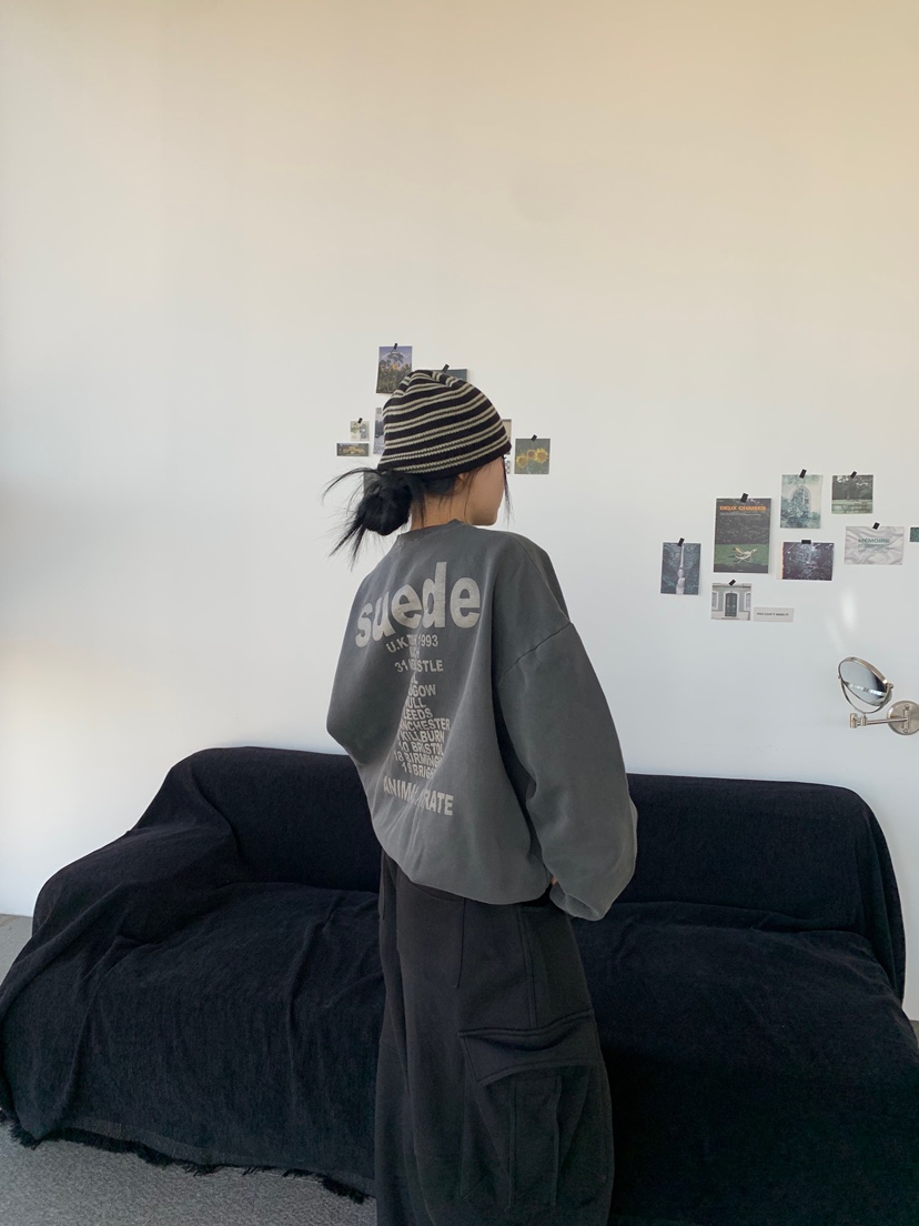 KSUBI東大門代購女裝新品休閑推薦26春夏人氣真品時尚衛衣BURROW/ARaakie衛衣