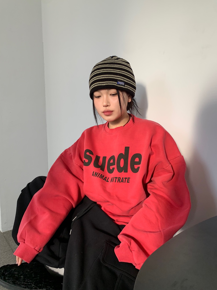 KSUBI東大門代購女裝新品休閑推薦26春夏人氣真品時尚衛衣BURROW/ARaakie衛衣