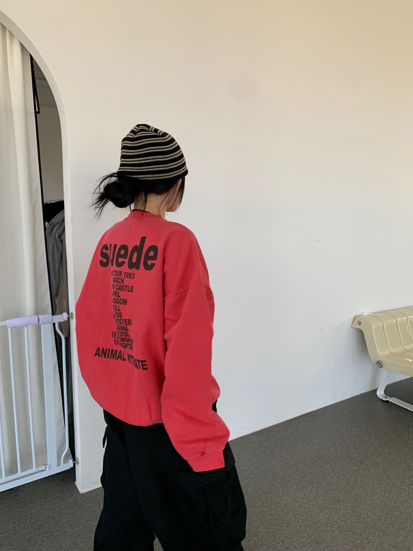 KSUBI東大門代購女裝新品休閑推薦26春夏人氣真品時尚衛衣BURROW/ARaakie衛衣