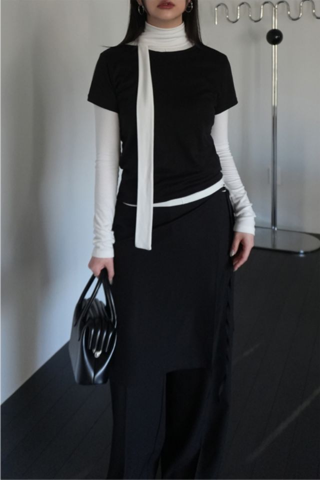 LIVE FOREVER東大門實拍女裝新款休閑26春夏時尚真品T恤LIVE FOR_EVERT恤