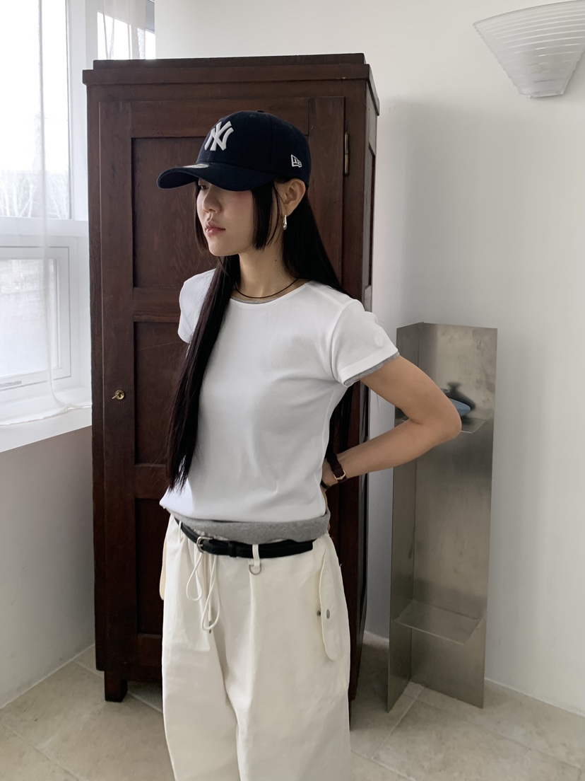 BAKING POWDER東大門代購女士新款26春夏熱賣職業人氣T恤BAKING POWDERT恤