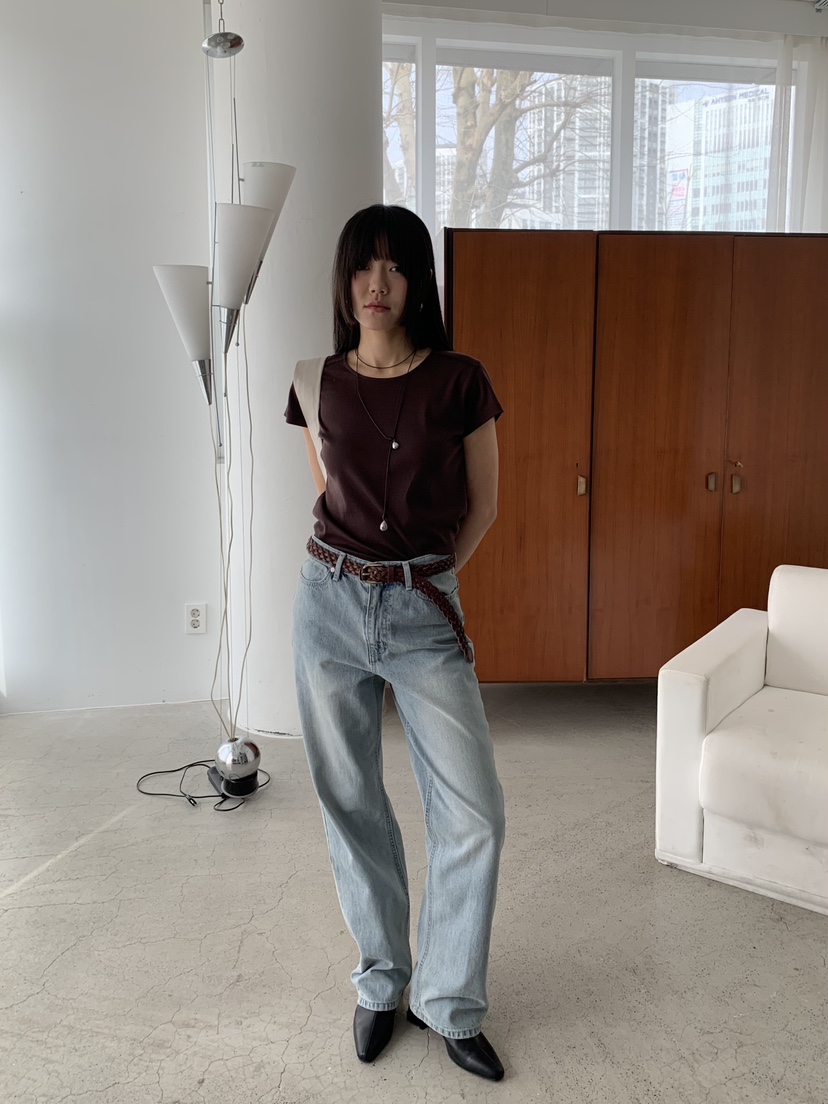 BAKING POWDER東大門代購女士新款26春夏熱賣職業人氣T恤BAKING POWDERT恤