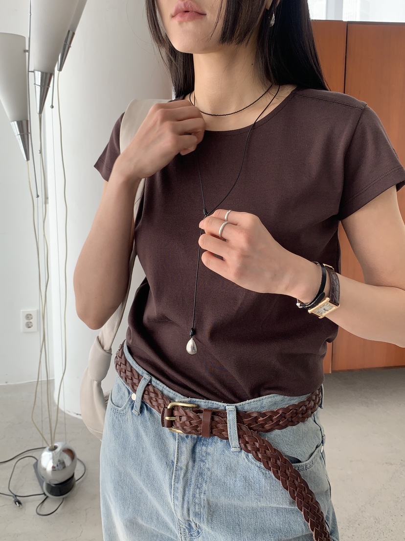 BAKING POWDER東大門代購女士新款26春夏熱賣職業人氣T恤BAKING POWDERT恤