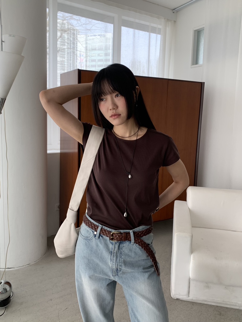 BAKING POWDER東大門代購女士新款26春夏熱賣職業人氣T恤BAKING POWDERT恤