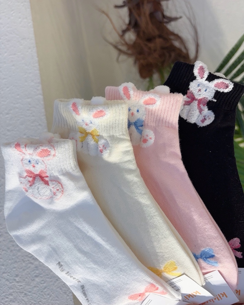 CACTUS-Q韓國代購女裝新款26春夏時尚真品推薦職業休閑襪子CACTUS十雙起/可混搭襪子