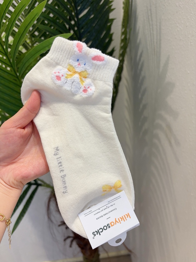 CACTUS-Q韓國代購女裝新款26春夏時尚真品推薦職業休閑襪子CACTUS十雙起/可混搭襪子圖色2