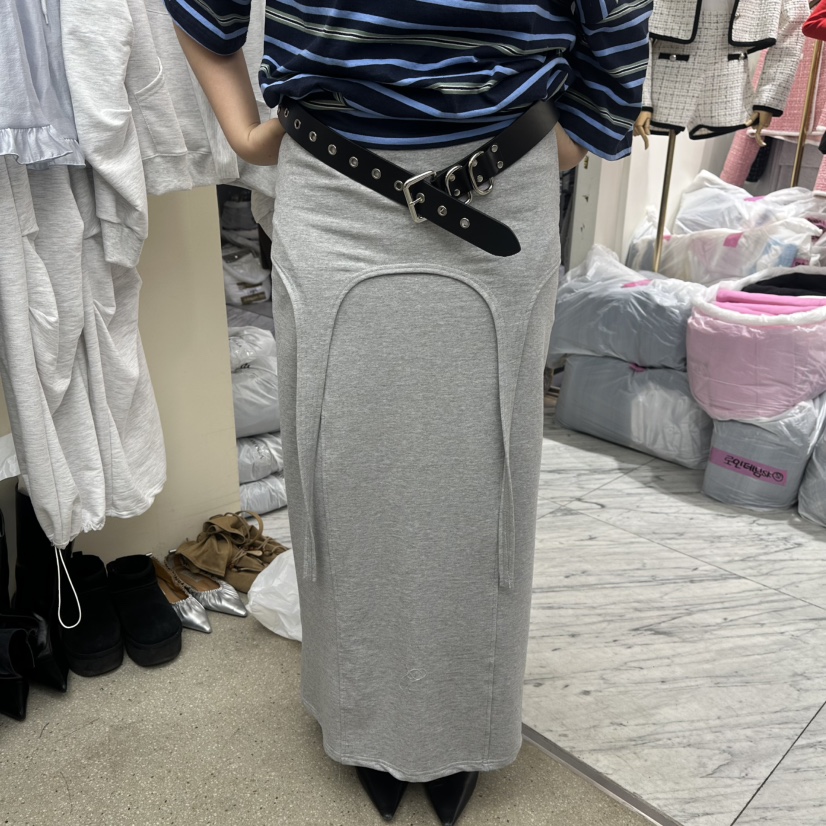 AMOEBA韓國代購女士新款人氣真品休閑推薦時尚職業26春夏長裙AMOEBA長裙圖色3