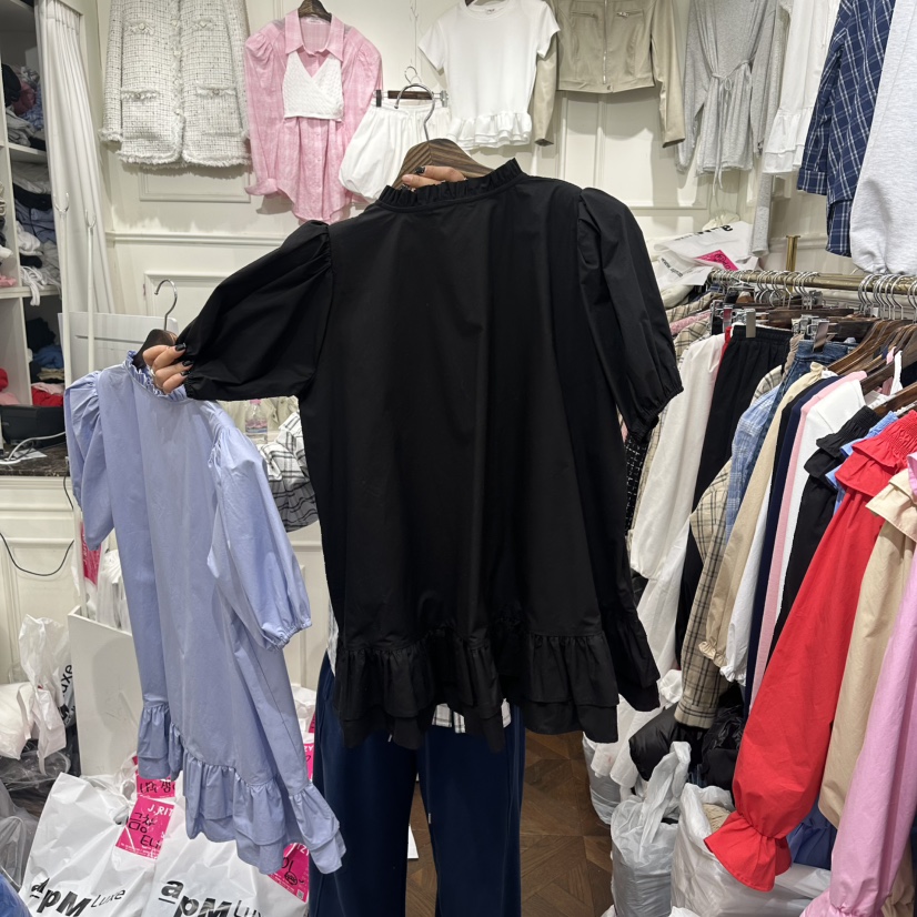 J.RITZY東大門實拍女裝新品人氣職業休閑襯衫蕾絲衫荷葉邊J.RITZY襯衫/蕾絲衫