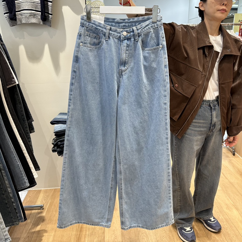 ZIPPER/STEADY東大門直郵女裝新品推薦26春夏休閑牛仔褲ZIPPER/STEADY牛仔褲圖色1