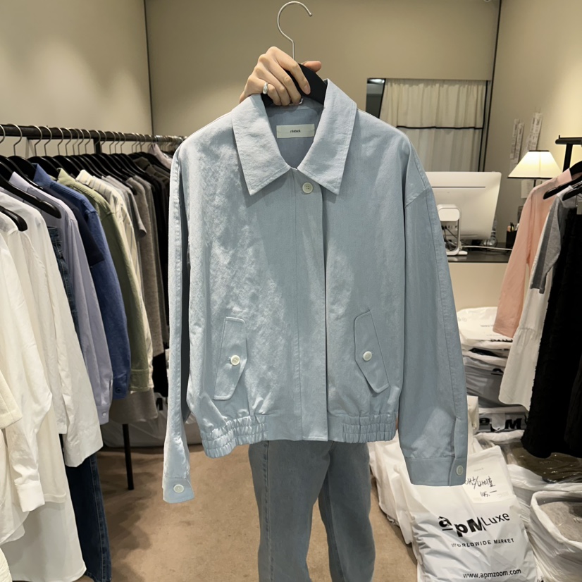 RE STOCK韓國代購女裝新品職業休閑推薦熱賣真品襯衫蕾絲衫RE STOCK襯衫/蕾絲衫圖色2