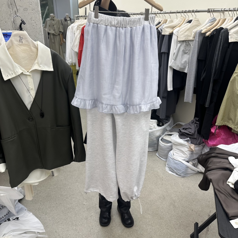 AMOEBA東大門實拍女士新款休閑推薦職業真品時尚人氣裙褲AMOEBA裙褲