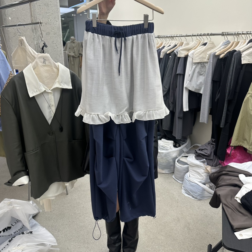 AMOEBA東大門實拍女士新款休閑推薦職業真品時尚人氣裙褲AMOEBA裙褲圖色1