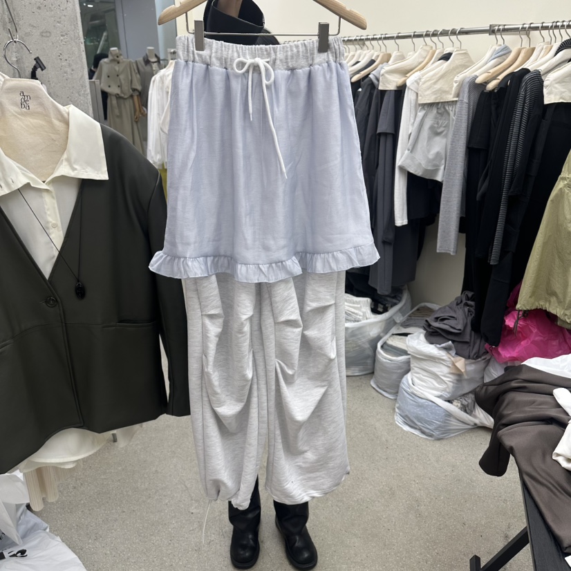 AMOEBA東大門實拍女士新款休閑推薦職業真品時尚人氣裙褲AMOEBA裙褲圖色2