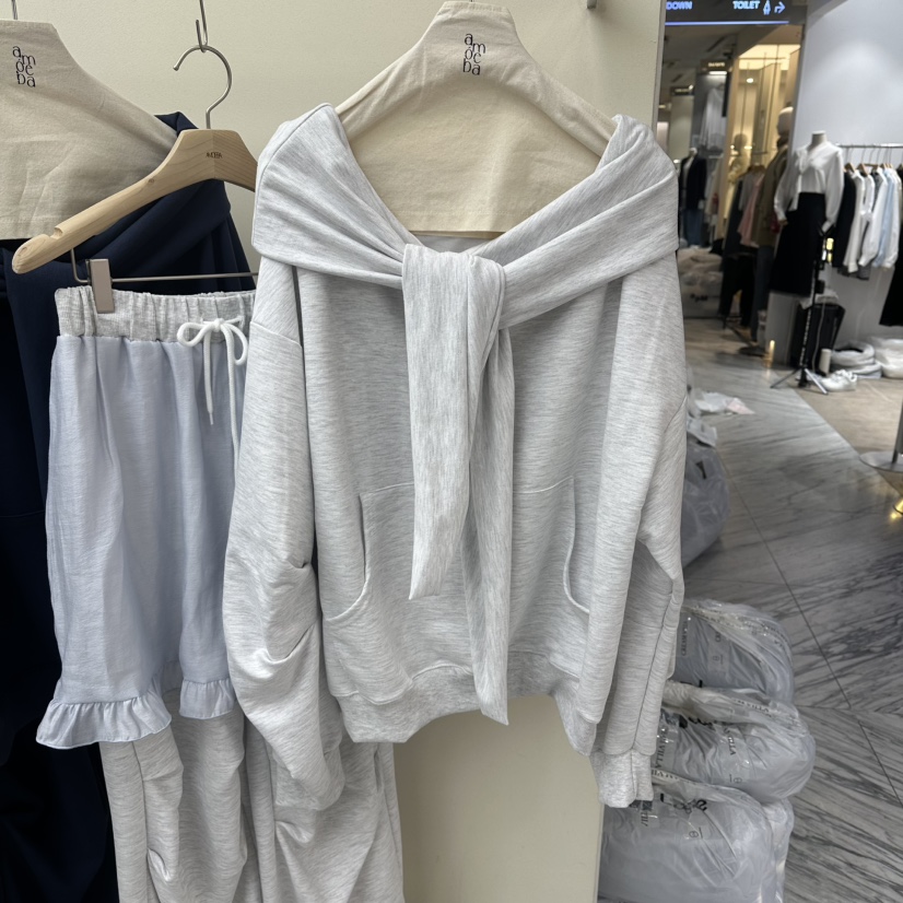 AMOEBA韓國代購女裝新品26春夏真品熱賣職業推薦時尚衛衣AMOEBA衛衣圖色1