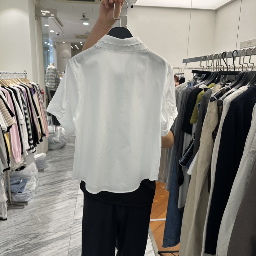 MOANA/ETC東大門代購女裝新款人氣休閑時尚推薦襯衫蕾絲衫MOANA/ETC襯衫/蕾絲衫