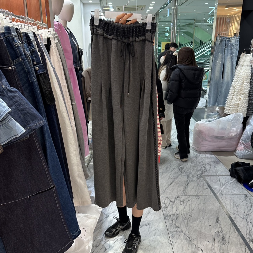 ILLO/MOCI東大門代購女裝新款人氣熱賣職業休閑褲含腰繩ILLO/MOCI休閑褲圖色2