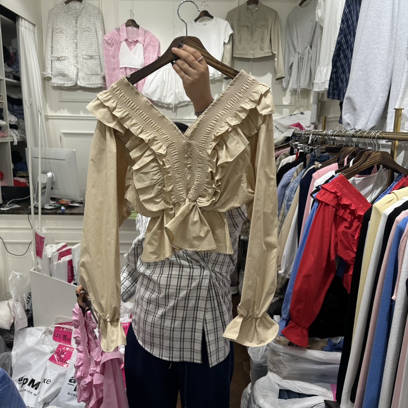 J.RITZY韓國代購女士新品職業26春夏人氣熱賣襯衫蕾絲衫J.RITZY襯衫/蕾絲衫圖色3