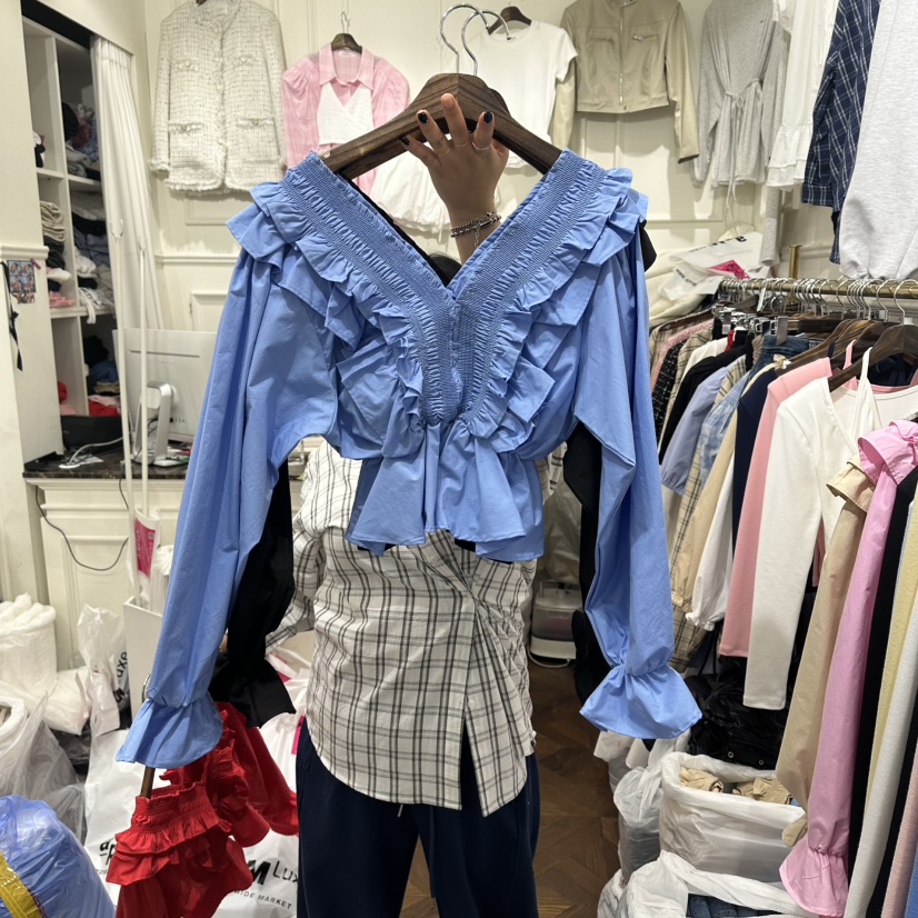 J.RITZY韓國代購女士新品職業26春夏人氣熱賣襯衫蕾絲衫J.RITZY襯衫/蕾絲衫圖色5