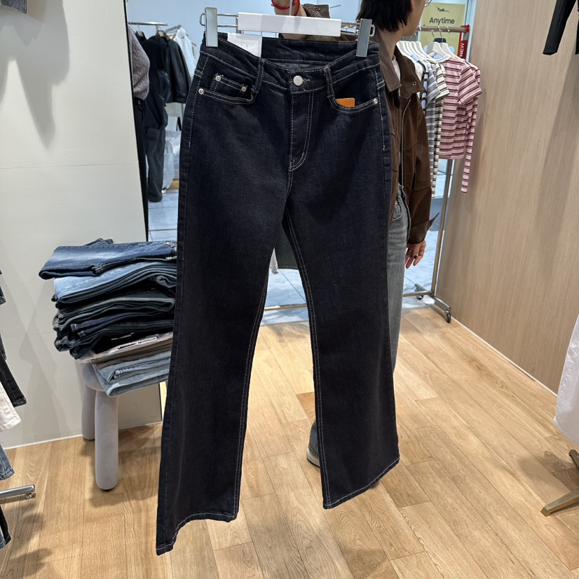 ZIPPER/STEADY東大門代購女士新品時尚人氣推薦牛仔褲喇叭ZIPPER/STEADY牛仔褲圖色2